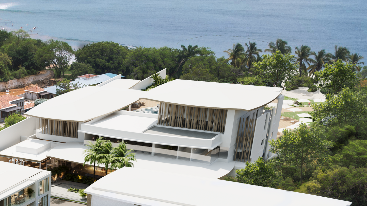 Mono Loco Beach Club Aerial View From Land